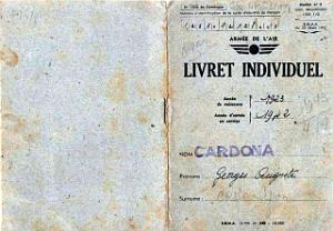 Livret militaire Cardona (Ruelle) 01